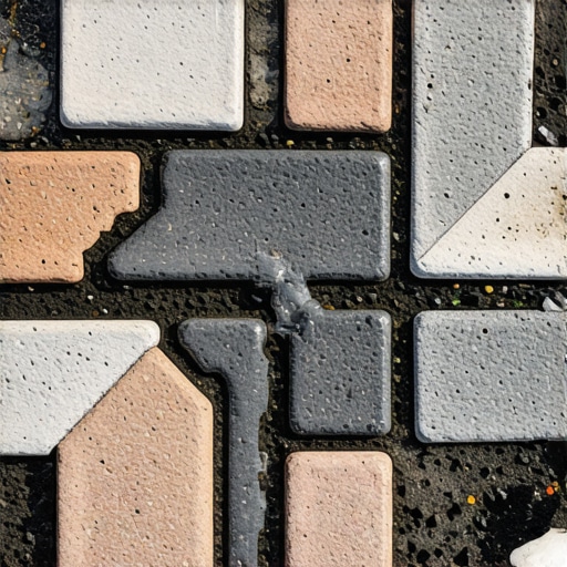 Innovative Permeable Pavers in Modern Landscape Close-up of engineered permeable pavers demonstrating water infiltration technology.
