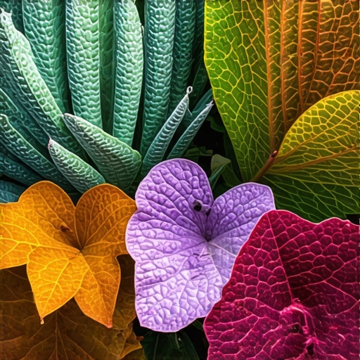 Close-up of native drought-tolerant plants in a modern garden