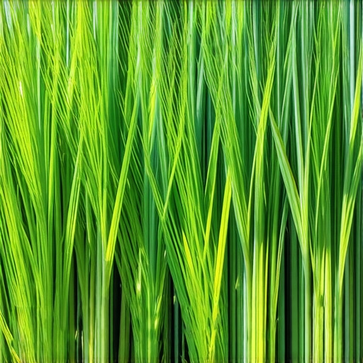 Close-up of resilient native grasses in sunshine, illustrating heat tolerance