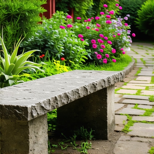 Build a $300 2026 Stone Bench for Garden Paths