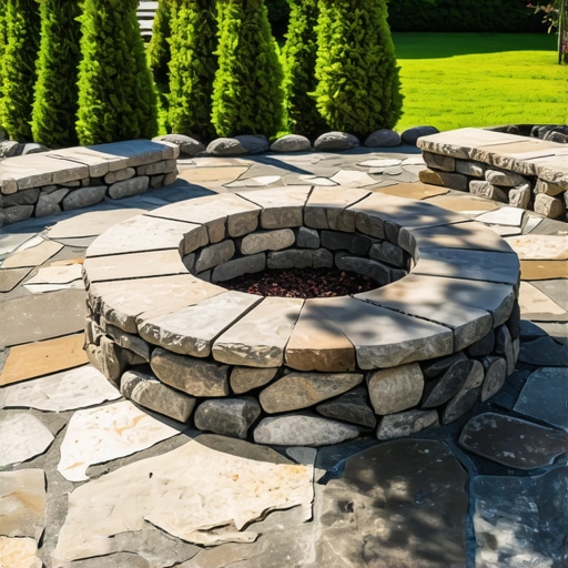 How to Build a $500 Flagstone Fire Pit Area [DIY 2026]