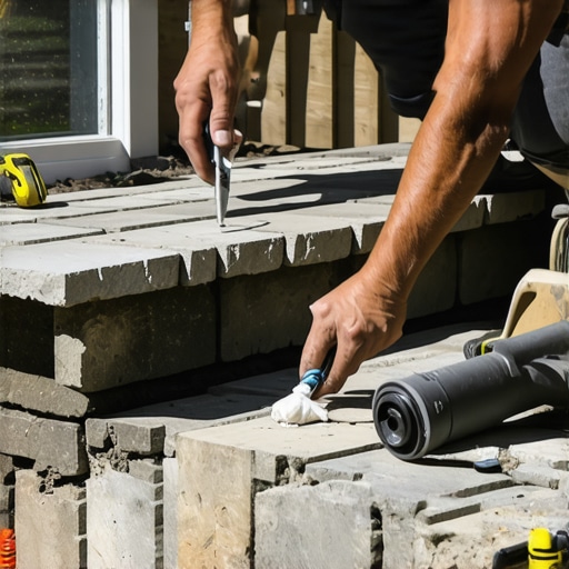 How to Fix Wobbly Paver Steps with Construction Adhesive