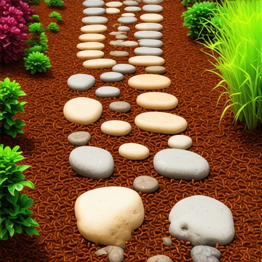How to Mix River Rock and Wood Mulch for a High-End Look