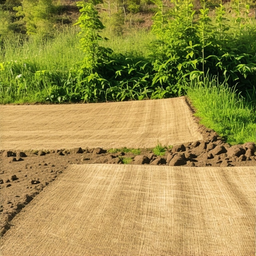 Stop 2026 Soil Erosion on Slopes with Jute Matting