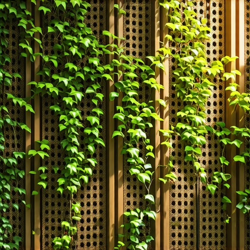 Building a Privacy Screen with Lattice and Vines