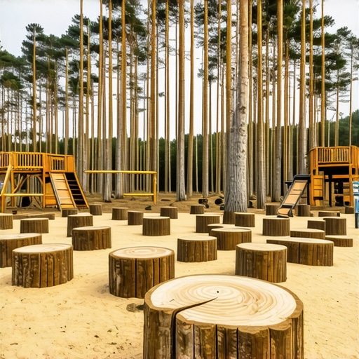 How to Build a Natural Playground with Logs and Stumps