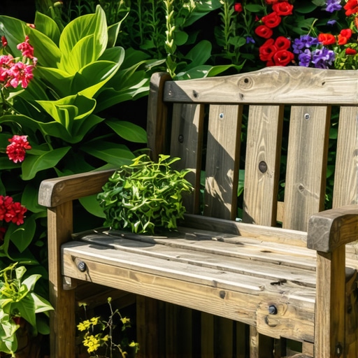 How to Build a Reclaimed Wood Bench for Your Garden