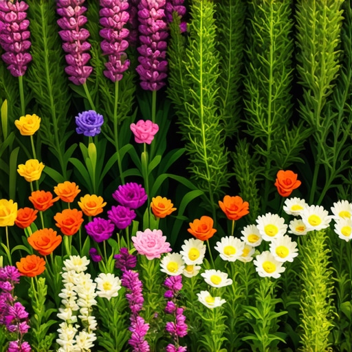 How to Create a Layered Flower Bed with Constant Blooms