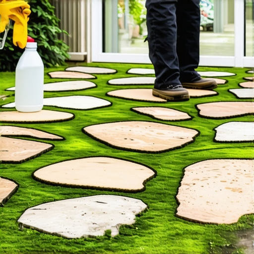 The $20 Trick to Clean Algae Off Your Stone Path