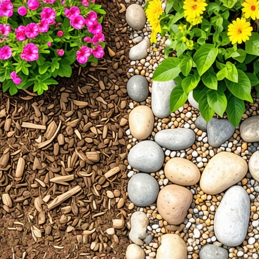 Why Bark Mulch is Better Than Stone for Your Flower Beds