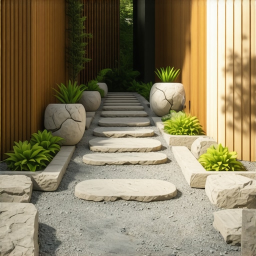 5 Ways to Transform a Narrow Side Yard into a Stone Feature