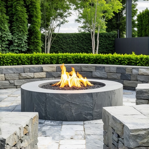 Build a $400 2026 Stone Fire Pit Seating Wall