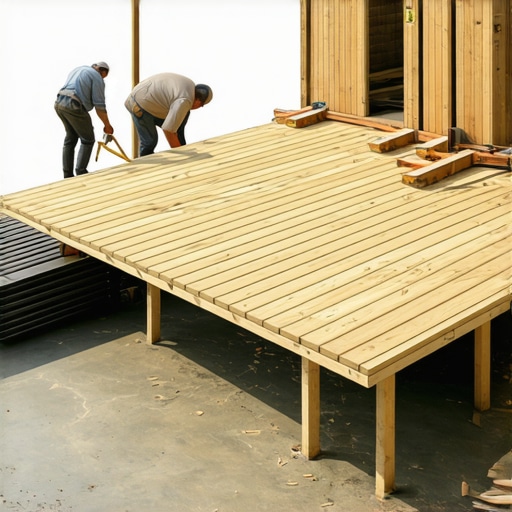 How to Build a Floating Wood Deck over an Old Concrete Pad
