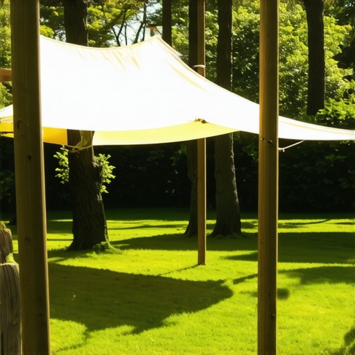 How to Build a Low-Cost Shade Structure Using Sail Cloth
