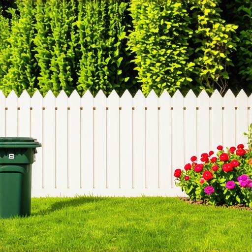 How to Install a Hidden Garbage Can Screen with Picket Fencing