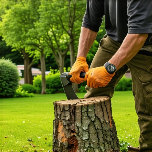 How to Remove Tree Stumps Without Renting a Grinder