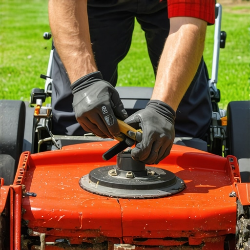 How to Sharpen Mower Blades Without Removing the Deck