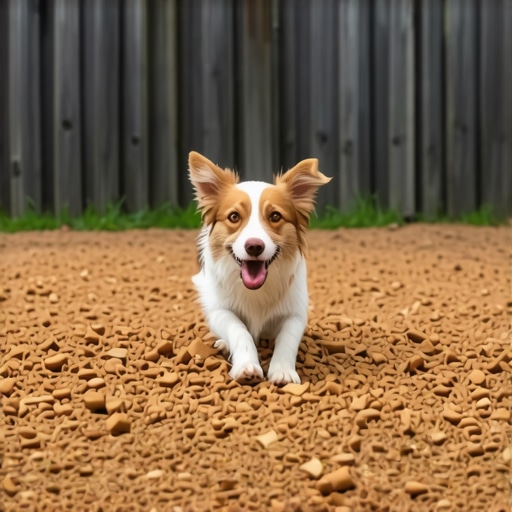 The $50 Fix for a Muddy Dog Run using Cedar Chips