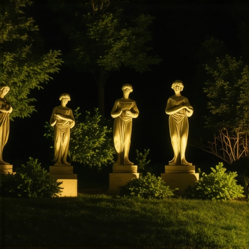 The Best Solar Lights for Highlighting Garden Statues at Night