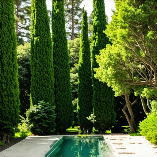 The Best Trees to Plant Near a Pool for Privacy and No Mess