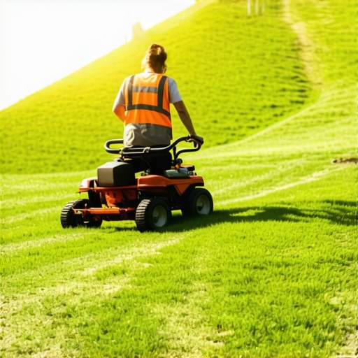 The Best Way to Mow a Steep Hill Safely