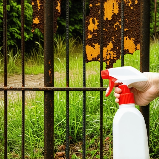 The Easiest Way to Remove Rust Stains from Iron Fencing