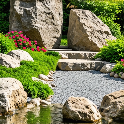 7 Ways to Use Large Boulders in Your Garden
