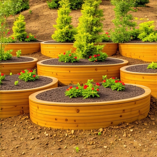 How to Level a Sloping Yard with Terraced Garden Beds