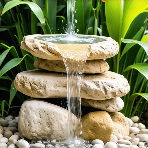 How to build a simple garden fountain