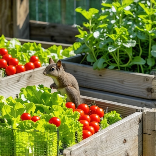 How to build a vegetable garden that keeps squirrels out