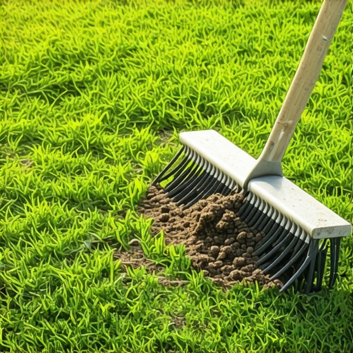 The best way to level an uneven lawn